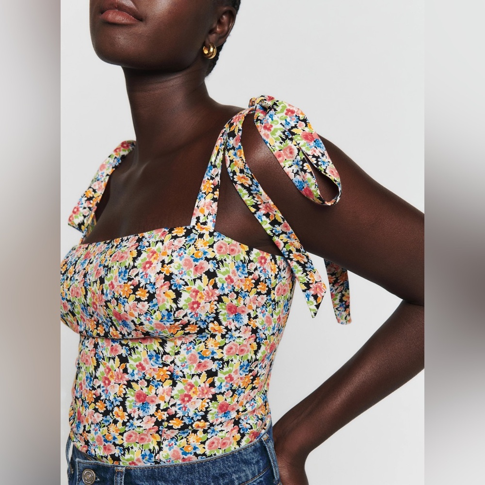 Reformation Ellora Top in Trix